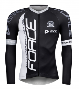 dres Force TEAM PRO PLUS černo-bílý