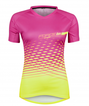 dres Force MTB ANGLE růžovo-fluo