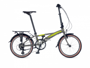 AUTHOR Simplex 2021 M stříbrná-matná/limeta touring kolo