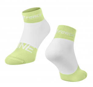 ponožky FORCE ONE zeleno-bílé L-XL/42-47