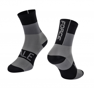 ponožky FORCE HALE černo-šedé L-XL/42-47