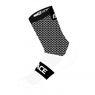 ponožky FORCE TRACE, černo-bílé L-XL/42-47