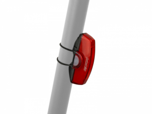 AUTHOR Světlo zad. A-Orbit USB COBLed 50 lm  (černá/červené-sklo)