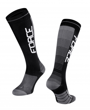 ponožky F COMPRESS černo-šedé L-XL/42-47