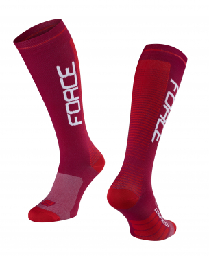 ponožky F COMPRESS bordó-červené S-M/36-41