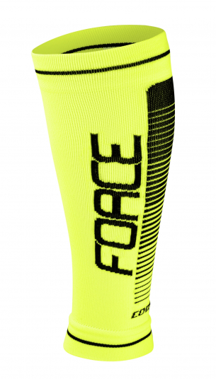 návleky FORCE COMPRESS fluo-černé L-XL