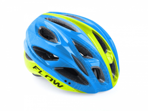 AUTHOR Přilba Flow Inmold X9 58-61cm (204 modrá/žlutá-neonová mat)