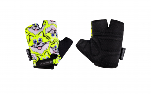 rukavice FORCE WOLFIE KID fluo rukavice FORCE WOLFIE KID fluo