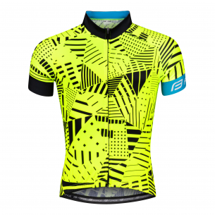 dres FORCE SHARD krátký rukáv fluo