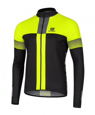 Etape pánský dres COMFORT černá/žlutá fluo