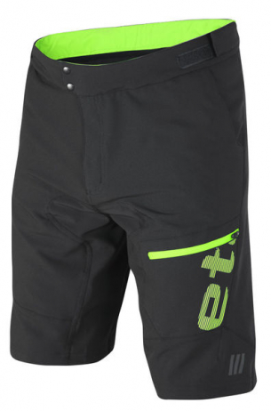 Etape - pánské volné kalhoty FREERIDE, černá/zelená