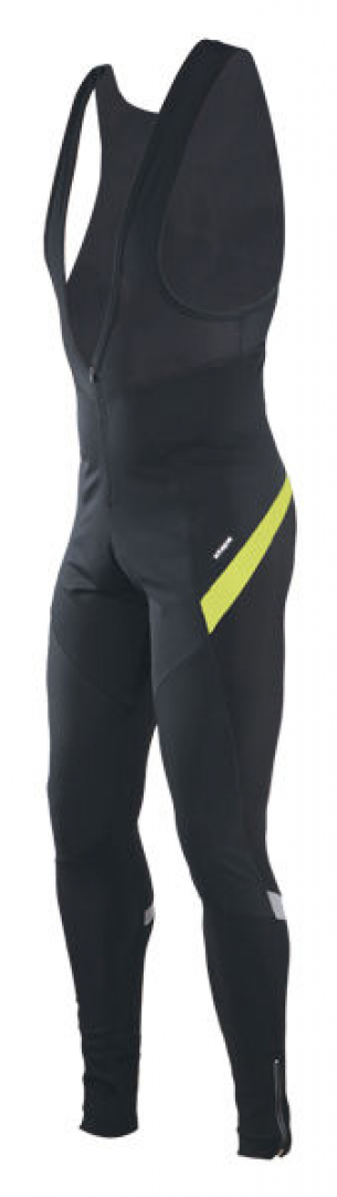 Etape - pánské kalhoty SPRINTER WS LACL bez vložky, černá/žlutá fluo