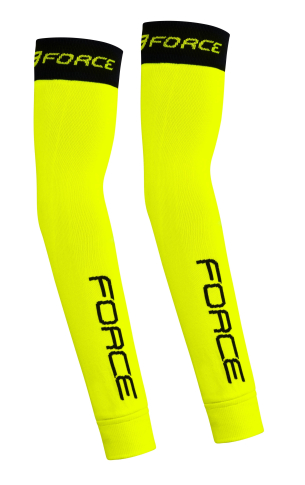 návleky na ruce FORCE 2 pletené fluo