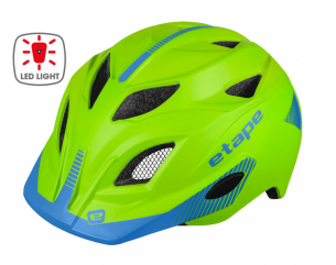 Etape – dětská přilba na kolo PLUTO LIGHT, zelená mat