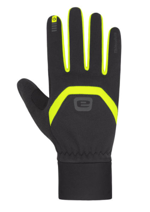 Etape – rukavice PEAK 2.0 WS+, černá/žlutá fluo