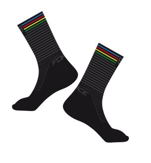 ponožky FORCE TIDE, černé L-XL/42-46