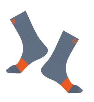 ponožky FORCE NOBLE, šedo-oranžové L-XL/42-46
