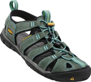 Keen CLEARWATER CNX LEATHER WOMEN mineral blue/yellow US 7