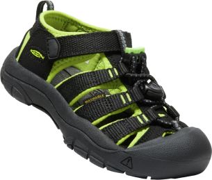 Keen NEWPORT H2 CHILDREN black/lime green US 8