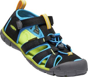 Keen SEACAMP II CNX YOUTH black/brilliant blue US 2