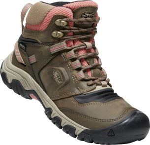 Keen RIDGE FLEX MID WP WOMEN timberwolf/brick dust US 10