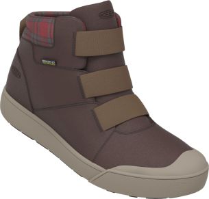 Keen ELLE WINTER MID WP WOMEN coffee bean/red plaid