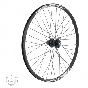kolo zadní FORCE BASIC DISC 559x19 F804333-6d 32d