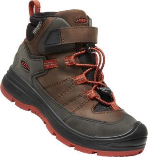 Keen REDWOOD MID WP YOUTH coffee bean/picante US 2
