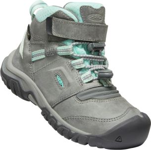 Keen RIDGE FLEX MID WP CHILDREN grey/blue tint US 10