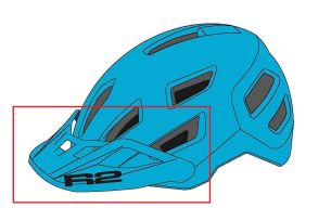 Náhradní štítek cyklistické helmy ATH31R