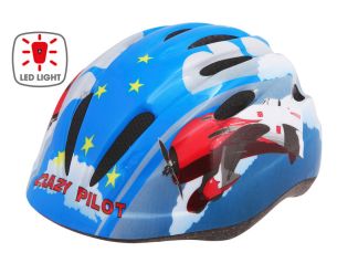 Wista – dětská cyklistická přilba, modrá