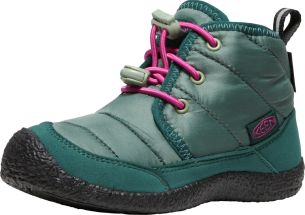 Keen HOWSER II CHUKKA WP CHILDREN dark forest/fuchsia purple US 10