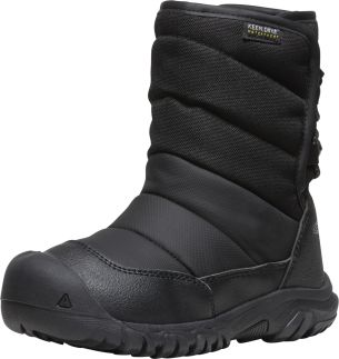 Keen PUFFRIDER WP CHILDREN black/steel grey US 10