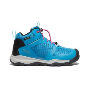 Keen WANDURO MID WP YOUTH fjord blue/fuchsia purple US 3