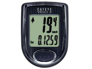 CATEYE Cyklopočítač CAT Velo 5 (VL510)   (černá)