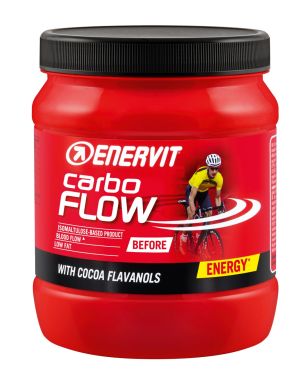 ENERVIT Carbo Flow, dóza, 400 g kakao