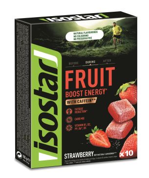 ISOSTAR ENERGY FRUIT BOOST želé 10x10g jahoda