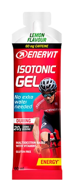 ENERVIT Isotonic Gel + kofein, sáček, 60 ml citron