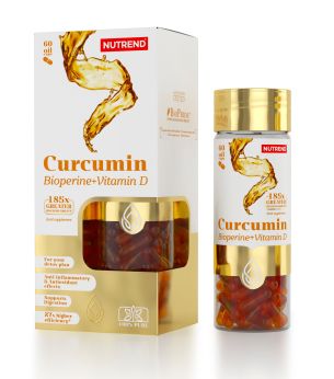 CURCUMIN+BIOPERINE+VITAMIN D, 60 kapslí