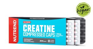 CREATINE COMPRESSED CAPS, obsahuje 120 kapslí