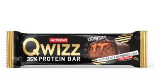 tyčinka QWIZZ 35% PROTEIN BAR, 60 g, čok. brownies