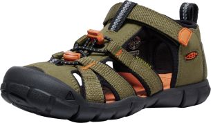 Keen SEACAMP II CNX YOUTH dark olive/gold flame US 1