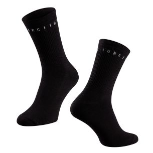 ponožky FORCE SNAP, černé L-XL/42-46
