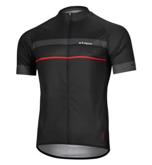 Etape – pánský dres DREAM 3.0, černá/červená