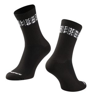 ponožky FORCE MESA, černé S-M/36-41