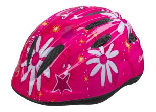 Etape – dětská cyklistická přilba REBEL, růžová/bílá