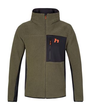 Hannah KODIAK HOODY mikina ivy green/anthracite XL