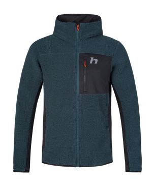 Hannah KODIAK HOODY mikina stratified sea/anthracite M