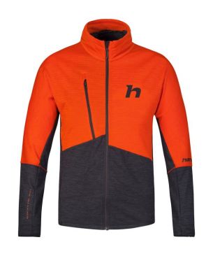 Hannah NIRO mikina spicy orange/anthracite mel M Hannah NIRO mikina spicy orange/anthracite mel M