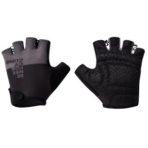 rukavice FORCE FINE, černo-šedé XL
